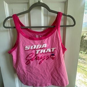 Target Pink Graphic Tank Top
